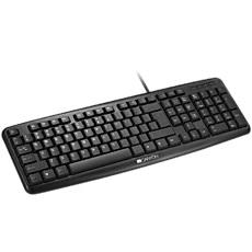 CANYON Wired Keyboard, 104 keys, USB2.0, Black, cable length 1.5m, 443*145*24mm, 0.37kg, Bulgarian