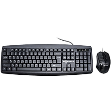 RoXpower Keyboard T13 wired combo-set, Compatibility: Windows 7/8+/10; MAC,USB 2.0,Keyboard:EN/BG (BDS),104 key Long life cycle - 10,000,000 clicks,Quiet keys, comfortable feeling,Mouse:Ergonomic left and right hand, 1 200 DPI