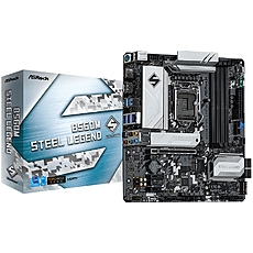 ASROCK Main Board Desktop B560 STEEL LEGEND (S1200, B560, 4xDDR4, 1xPCIe 4.0x16, 1xPCIe 3.0x16, 2xPCIe 3.0x1, 6xSATA, 1xM.2 PCIe Gen4x4, 1xM.2, 2x USB3.2 Gen2, 6x USB3.2 Gen1, DP, HDMI, 2.5GLAN, POLYCHROME RGB, ATX, Retail)