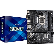 ASROCK Main Board Desktop B560 chipset (S1200, 2x DDR4, 1x PCIe x16, 2x PCIe x1, 4x SATA3 ,1x Ultra M.2, GLAN, 1x VGA, 1x DVI, 1x HDMI, 4x USB 3.2, 2x USB 2.0) mATX.