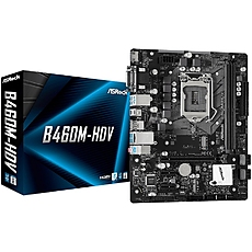 ASROCK Main Board Desktop B460M-HDV (S1200, 2xDDR4,1xPCIe x16,2xPCI Ex1, 4 SATA3 ,1x Ultra M.2,GLAN,VGA,DVI,HDMI,USB 3.2) mATX retail