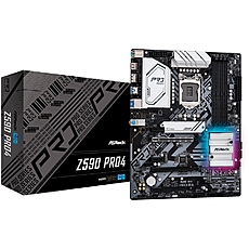 ASROCK Main Board Desktop Z590 chipset (S1200, 4x DDR4, 2x PCIe x16, 3x PCIe x1, 6x SATA3, 2x M.2, 4x USB3.0, 2x USB2.0, GLAN, 1x HDMI, 1x DP) ATX.