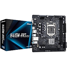 ASROCK Main Board Desktop H410 (S1200, 2xDDR4, 1xPCIe x16, 1xPCIe x1, 4xSATA3, GLAN, VGA, HDMI, 2x USB 3.1, 4x USB 2.0) mATX, retail