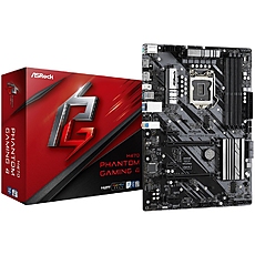 ASROCK Main Board Desktop H470 PHANTOM GAMING 4 (S1200, 4xDDR4,2xPCIe x16,3xPCI Ex1, 6 SATA3 ,2x Ultra M.2, GLAN,DP,HDMI,USB 3.1 ) ATX retail