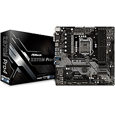 ASROCK Main Board Desktop Z370 (S1151, 4xDDR4,2xPCIe x16,2xPCI Ex1, 6 SATA3, 1xUltra M.2 ,GLAN,VGA, DVI, HDMI, USB 3.1 ) mATX retail