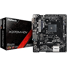 ASROCK X370-HDV AMD AM4 2xDDR4, 1xPCIe x16, 1xPCIe x1, HDMI, DVI-D, D-Sub, 7.1  Audio, 4 SATA3, 1 Ultra M.2 (PCIe Gen3 x4 & SATA3) 6 x USB 3.1 Gen1 (2 Front, 4 Rear), GLAN, 1xLPT (Header), 1xCOM (Header), Micro ATX