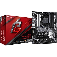 ASROCK Main Board Desktop B550 PHANTOM GAMING 4 (SAM4,4xDDR4,4xPCI 3.0x16,2xPCI Ex1,SATA III,1xM.2,1xUlraM.2,USB3.0,GLAN, VGA,HDMI,DP), retail