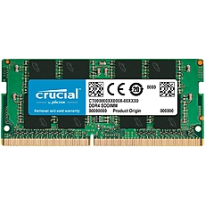 CRUCIAL 8GB DDR4-3200 SODIMM CL22 (8Gbit/16Gbit)