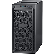 PowerEdge T140,Intel Xeon E-2124 3.3GHz 8M cache 4C/4T,3.5" Chassis up to 4 Cabled HDD,8GB 2666MT/s DDR4 ECC UDIMM,iDrac9 Bas.,2x1TB SATA 6Gbps 3.5"Cabled HDD,PERC H330 RAID,DVD+/-RW,TPM 1.2,On-Board LOM 1Gbe,EU power cord,3Y NBD