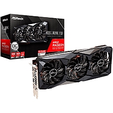 Asrock Video Card AMD Radeon Phantom Gaming RX6700XT CLP 12GO (RX6700XT, 2620/2375 MHz, 12GB 192-bit GDDR6, 1xHDMI, 3xDP 1.4, 2x8 pin, Recommended PSU 700W)