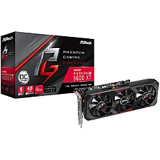 ASROCK Video Card AMD PHANTOM GAMING D3 RX5600XT 6G OC GDDR5 192bit 3 x DP, HDMI Retail