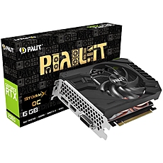 PALIT Video Card GeForce RTX 2060 nVidia, StormX  Mini ITX 6GB GDDR6,192bit ,DVI,HDMI,DP,part# NE62060018J9-161F