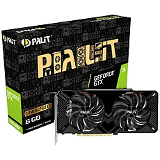 VC Palit nVidia GTX1660 SUPER Gaming Pro OC 6GB GDDR5, 192bit, DVI, HDMI, DP part# NE6166SS18J9-1160A