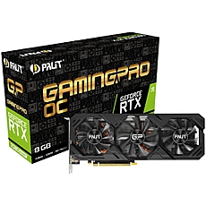 VC Palit nVidia RTX2080 SUPER Gaming Pro OC 8GB GDDR6 ,256bit, HDMI, 3xDP part# NE6208SS19P2-180T