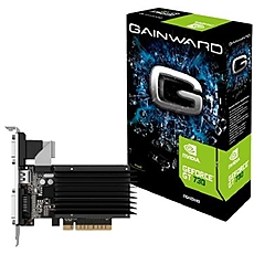 Gainward Video Card GeForce GT 730 SilentFX GDDR3 2GB/64bit, PCI-E 2.0, HDMI, DVI, VGA, Retail