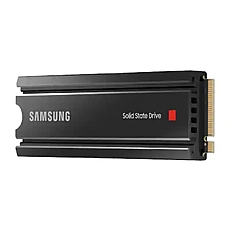 Samsung SSD 980 PRO Heatsink 2TB Int. PCIe Gen 4.0 x4 NVMe 1.3c, V-NAND 3bit MLC, Read up to 7000 MB/s, Write up to 5100 MB/s, Elpis Controller, Cache Memory 2GB DDR4