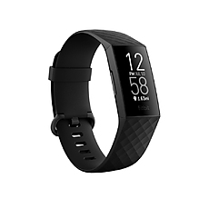 Fitbit Charge 4 (NFC) w integrated GPS & FitbitPay - Black / Black