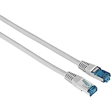 Мрежов пач кабел HAMA F/UTP, CAT 6, RJ-45 - RJ-45, 1Gbit/s, 3.0 m, Сив, Булк