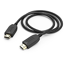 Оптичен активен кабел HAMA Optical, HDMI мъжко - HDMI мъжко, Ethernet, 8K, 3м, Позл.конектори, Черен