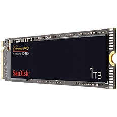 SANDISK Extreme PRO 1TB SSD, M.2 2280, NVMe, Read/Write: 3400 / 2800 MB/s, Random Read/Write IOPS 410K/400K