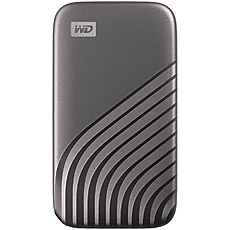 WD 2TB My Passport SSD - Portable SSD, up to 1050MB/s Read and 1000MB/s Write Speeds, USB 3.2 Gen 2 - Space Gray