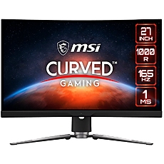 MSI MPG ARTYMIS 273CQR Curved Gaming Monitor, 27" 165Hz, WQHD (2560 x 1440) 16:9, VA Anti-glare, 1ms, 400nits, 3000:1, 178°/178°, HDR, 1000R Curve, Freesync Premium, 1x DP, 2x HDMI, 1x Type-C, 2x USB 2.0 Type A, 1x Earphone out, Adjustable Stand, 3Y