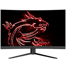 MSI Optix G27CQ4 Curved Gaming Monitor, 27" 165Hz, WQHD (2560 x 1440) 16:9, VA Anti-glare, 1ms, 250nits, 3000:1, 178°/178°, 1500R Curve, Freesync, Adjustable Stand, 1x DP, 2x HDMI, 3Y Warranty