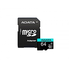 ADATA 64GB MicroSDXC UHS-I U3 V30S (with adapter)