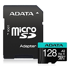 ADATA 128GB MicroSDXC UHS-I U3 V30S (with adapter)