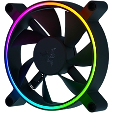 Razer Kunai Chroma RGB 120MM, 18 addressable LEDsвЂ‹, Hydraulic,4-pin PWM, CoolingвЂ‹: 500-2200 RPMвЂ‹, AirflowвЂ‹: 17.48-65.5 CFMвЂ‹, Static PressureвЂ‹: 0.15-2.47 mm- H20вЂ‹