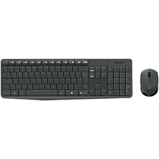 LOGITECH MK235 Wireless Combo - BLACK - RUS/INTNL