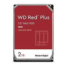 Хард диск WD Red PLUS NAS, 2TB, 5400rpm, 128MB, SATA 3