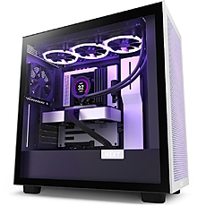 Кутия NZXT H7 Flow Matte Black &amp; White