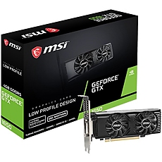 MSI Video Card NVidia GeForce GTX 1650 GDDR5 4GB/128bit, PCI-E 3.0 x16, DP, HDMI, DVI-D