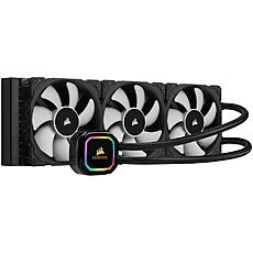 CORSAIR iCUE H150i RGB PRO XT, 360mm Radiator, Triple 120mm PWM Fans, Software Control, Liquid CPU Cooler