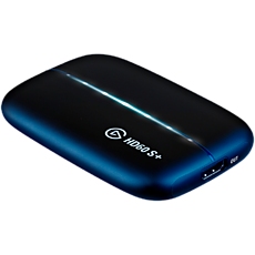 Elgato Game Capture HD60 S+, HDMI Input and Output, 2160p30, 1080p60 HDR, 1080p60, 1080p30, 1080i, 720p60, 576p, 480p Capture Resolutions, 112x75x19mm, 115g, Plug & Play, 1080p60 HDR Capture, 4K60 HDR 10 Passthrough, Instant Gameview, Flash Recording