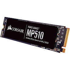 CORSAIR MP510 4TB SSD, M.2 2280, PCIe Gen3 x4, Read/Write: 3480 / 3000 MB/s, Read/Write IOPS: 580K/680K