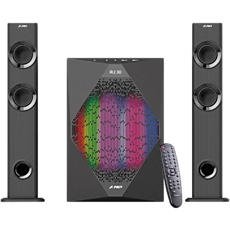 Multimedia Speakers F&D T-300X 2.1 TV, 17.5Wx2+35W (70W  RMS), Satellite driver: 2" full range, Subwoofer driver: 8" bass, 30Hz~ 104Hz,  BT 4.0, microphone included, Multicolored LED Themes