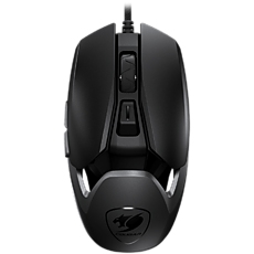 COUGAR AirBlader, Gaming Mouse, PixArt PMW3389 Optical gaming sensor, 16 000 DPI, 2000Hz Poling Rate, 50M gaming switches, 6 Programmable Buttons, 62G Extreme Lightweight Design, Ultraflex Cable, PTFE Skates, BOUNCE-ON System