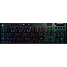 LOGITECH G915 TKL Tenkeyless LIGHTSPEED Wireless RGB Mechanical Gaming Keyboard - CARBON - US INT'L - 2.4GHZ/BT - INTNL - CLICKY SWITCH