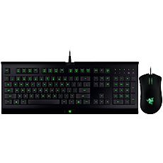 Razer Cynosa Pro + Deathadder 2000 Bundle - US Layout, Gaming grade membrane keys, Three color backlighting, 2000 DPI optical sensor, 1000 Hz Ultrapolling