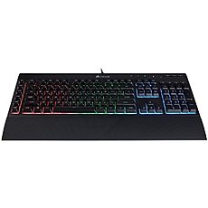 CORSAIR K55 RGB Keyboard, Backlit RGB LED, 6 Marco Keys (US)