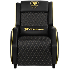 COUGAR Sofa Ranger - Royal, Gaming Sofa, Headrest & Lumbar Design, Breathable Premium PVC Leather, Diamond Check Pattern Design, Recliner system 95°~160°, Weight Capacity 160 kg