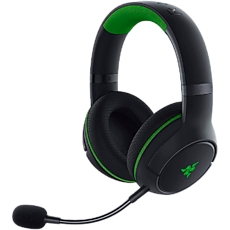 Razer Kaira Pro for Xbox - Black, Wireless Headset, TriForce Titanium 50mm Drivers, HyperClear Supercardioid Mic, Xbox Wireless and Bluetooth 5.0, FlowKnit memory foam ear cushions, Razer Chroma™ RGB, On-earcup audio controls