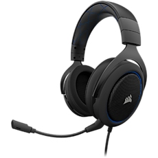 CORSAIR HS50 PRO STEREO Gaming Headset, Blue (EU Version)