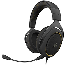 CORSAIR HS60 PRO SURROUND Gaming Headset, Yellow (EU Version)