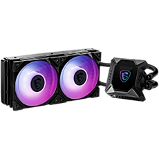 MSI MPG CORELIQUID K240 V2 Liquid Cooler, 2X ARGB FAN, ARGB BLOCK,COLOR BOX, LGA 1150/1151/1155/1156/1200/1700, LGA 1366/2011/2011-3/2066, AM4/FM2+/FM2/FM1/AM3+/AM3/AM2+/AM2