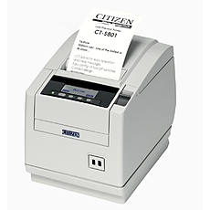 Citizen CT-S801II Printer; No PSU (DC 24V), No interface, Ivory White