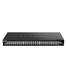 D-Link 48 ports GE + 2 10GE ports + 2 SFP+ Smart Managed Switch