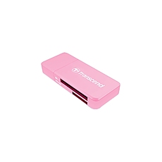 Transcend SD/microSD Card Reader, USB 3.0/3.1 Gen 1, Pink